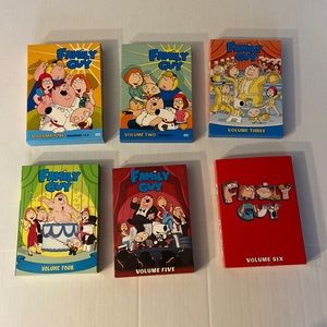 20th Century Fox The Family Guy Volumes One Through Six DVDs.